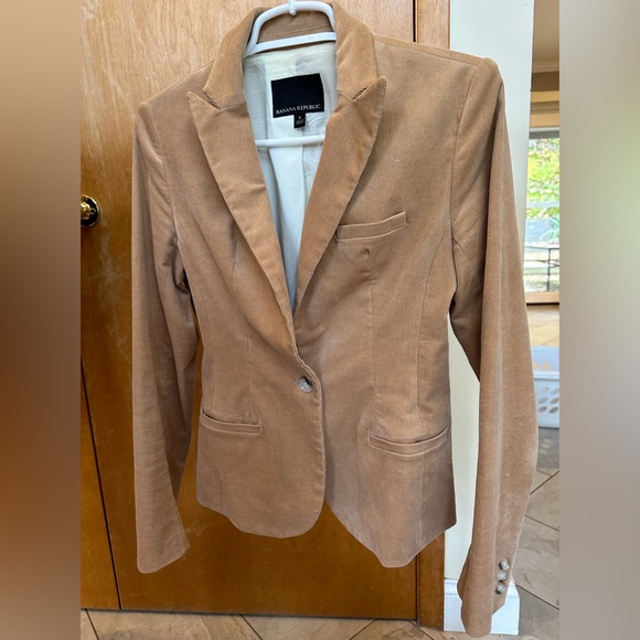 Banana Republic Corduroy Camel Blazer - Picture 2 of 4